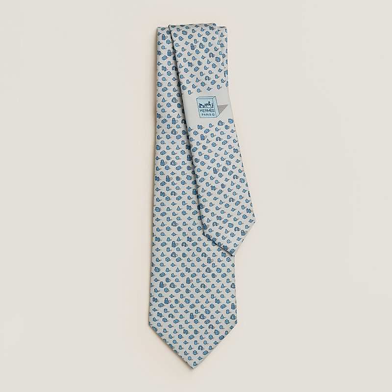 Perspective d'Hermès tie - Grey | Hermès UAE